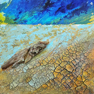 Mischtechnik auf Leinwand