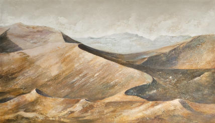 Abstrakte Wüste – Acryl auf Leinwand